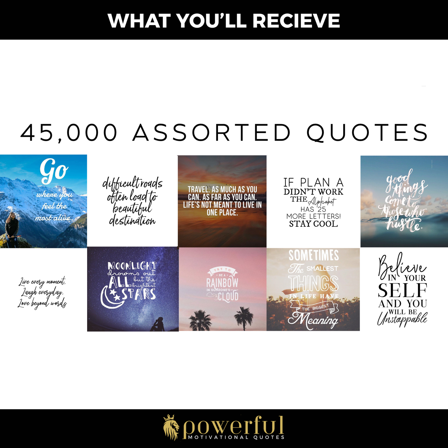 Start Your Own Quotes Page - 45,000 Quotes Bundle